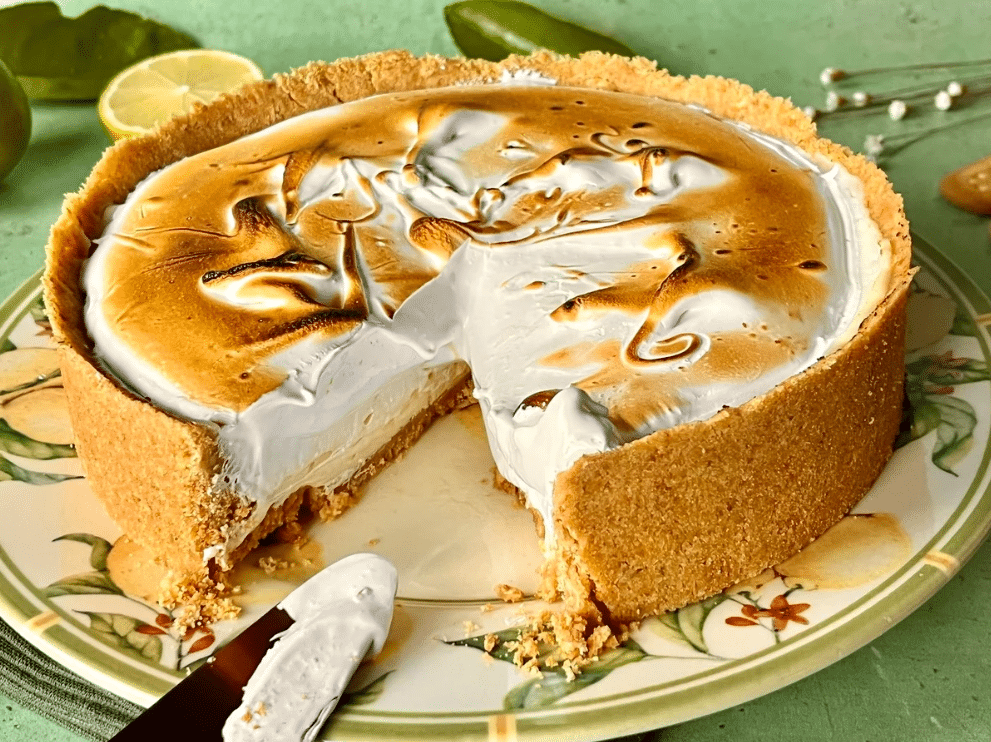 Torta de Limão com Massa de Biscoito